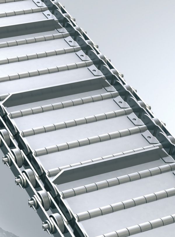 Hinged belt conveyors designs standard
