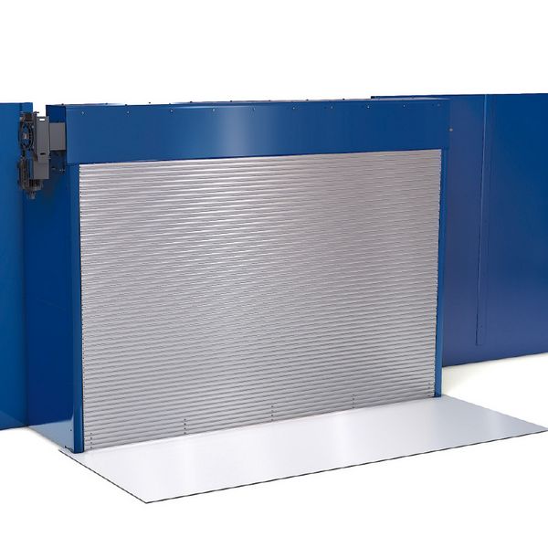 Machine Protection – Roll gates (stainless steel lamellas)